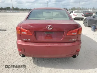 2006 Lexus IS 250 Manual with VIN JTHBK262165005368, listed as a Copart auction lot 54226295 with 182,659 mi miles and Clean Title. Bid and sale history available at carsss.com. Image 6.