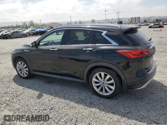 2019 Infiniti QX50 Luxe with VIN 3PCAJ5M15KF113240, listed as a Copart auction lot 53139265 with 66,364 mi miles and Salvage title. Bid and sale history available at DreamBid. Image 2.