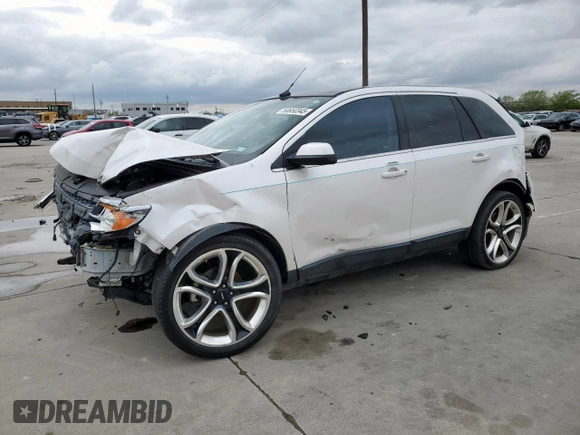 2013 Ford Edge Limited with VIN 2FMDK3KC5DBC81295, listed as a Copart auction lot 50650345 with 128,181 mi miles and Salvage Title. Bid and sale history available at carsss.com. Image 1.