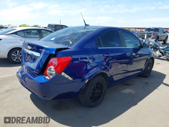 2013 Chevrolet Sonic LT with VIN 1G1JC5SG0D4168831, listed as a IAAI auction lot 42124531 with 149,096 mi miles and . Bid and sale history available at DreamBid. Image 4.