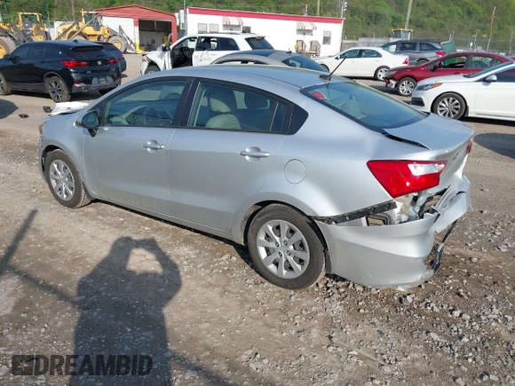 2016 Kia Rio LX with VIN KNADM4A34G6691074, listed as a IAAI auction lot 42165834 with 61,161 mi miles and . Bid and sale history available at DreamBid. Image 3.