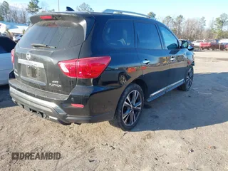 2020 Nissan Pathfinder Platinum with VIN 5N1DR2DM6LC627624, listed as a IAAI auction lot 41216996 with 114,720 mi miles. Bid and sale history available at carsss.com. Image 4.