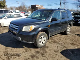 2007 Honda Pilot EX with VIN 2HKYF18437H531057, listed as a Copart auction lot 47228535 with 254,195 mi miles and Salvage Title. Bid and sale history available at DreamBid. Image 1.