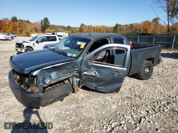 2007 Chevrolet Silverado 1500 Work Truck with VIN 2GCEK19JX71605384, listed as a Copart auction lot 76998034 with 0 mi miles and Salvage Title. Bid and sale history available at carsss.com. Image 1.