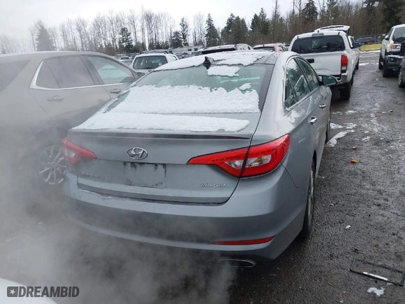 2015 Hyundai Sonata 2.4L Sport with VIN 5NPE34AF1FH076863, listed as a IAAI auction lot 41458535 with 168,605 mi miles. Bid and sale history available at carsss.com. Image 16.