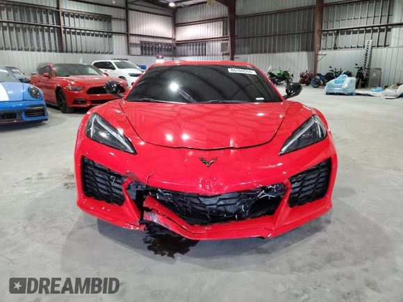 2023 Chevrolet Corvette 1LZ with VIN 1G1YD2D30P5602605, listed as a Copart auction lot 86160944 with 3,214 mi miles and Salvage Title. Bid and sale history available at DreamBid. Image 5.