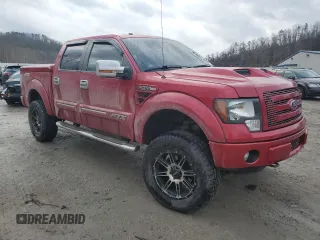 2012 Ford F-150 XL with VIN 1FTFW1EF1CFA97075, listed as a Copart auction lot 47039765 with 0 mi miles and Salvage Title. Bid and sale history available at carsss.com. Image 4.