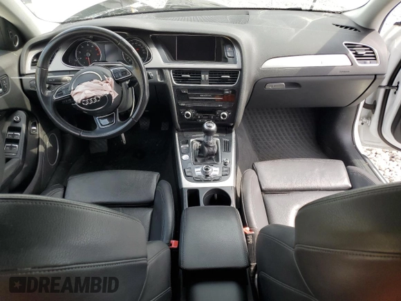 2014 Audi A4 2.0T Premium Plus with VIN WAUHFAFL3EA143726, listed as a Copart auction lot 48666155 with 107,300 mi miles and Salvage Title. Bid and sale history available at carsss.com. Image 8.