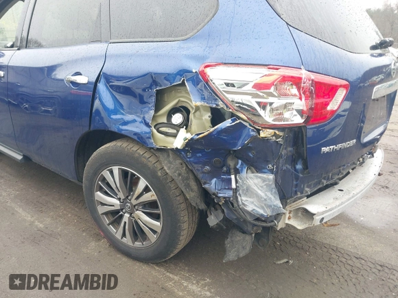 2019 Nissan Pathfinder SV with VIN 5N1DR2MMXKC585246, listed as a IAAI auction lot 42027197 with 124,181 mi miles and . Bid and sale history available at DreamBid. Image 6.