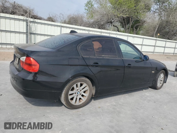 2007 BMW 3 Series 328xi with VIN WBAVC73557AC79723, listed as a Copart auction lot 48826595 with Not provided miles and Clean title. Bid and sale history available at DreamBid. Image 3.