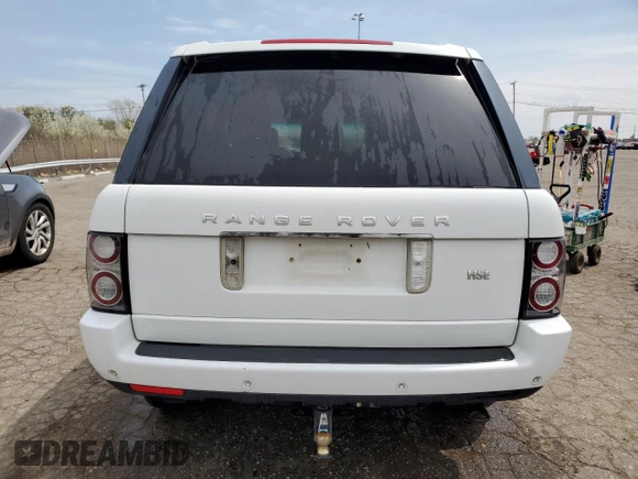 2012 Land Rover Range Rover HSE Lux with VIN SALMF1D46CA385185, listed as a Copart auction lot 54652525 with 158,695 mi miles and Clean Title. Bid and sale history available at DreamBid. Image 6.