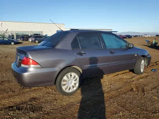 2006 Mitsubishi Lancer ES with VIN JA3AJ26E36U003801, listed as a Copart auction lot 80592774 with 212,275 mi miles and Salvage Title. Bid and sale history available at carsss.com. Image 3.