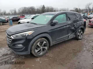 2016 Hyundai Tucson Limited with VIN KM8J3CA26GU046492, listed as a Copart auction lot 44062985 with 92,051 mi miles and Salvage Title. Bid and sale history available at carsss.com. Image 1.