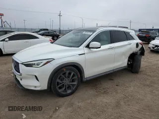 2019 Infiniti QX50 Essential with VIN 3PCAJ5M33KF102349, listed as a Copart auction lot 50349125 with 147,683 mi miles and Salvage Title. Bid and sale history available at DreamBid. Image 1.