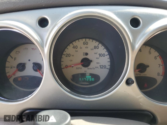 2001 Chrysler PT Cruiser with VIN 3C4FY4BB71T597094, listed as a Copart auction lot 71816094 with 117,298 mi miles and Salvage Title. Bid and sale history available at carsss.com. Image 9.