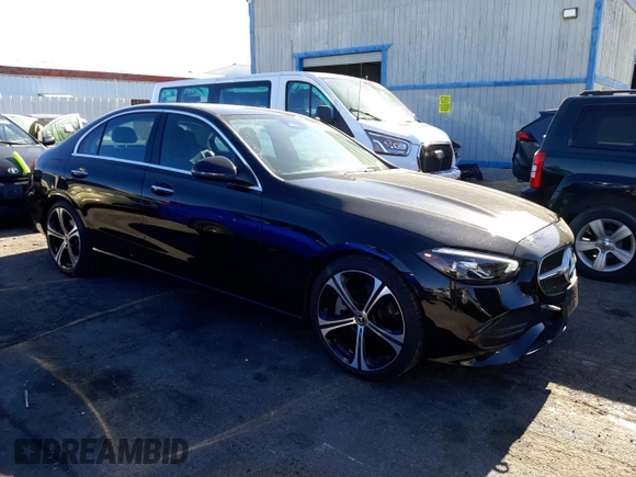 2022 Mercedes-Benz C 300 with VIN W1KAF4GB8NR054768, listed as a Copart auction lot 54647124 with 2,769 mi miles and Clean Title. Bid and sale history available at DreamBid. Image 4.