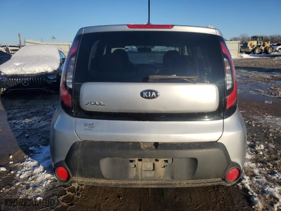 2015 Kia Soul with VIN KNDJN2A29F7807862, listed as a Copart auction lot 87734035 with 165,544 mi miles and Salvage Title. Bid and sale history available at carsss.com. Image 6.