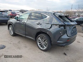 2023 Lexus NX with VIN 2T2HGCEZ2PC024481, listed as a IAAI auction lot 41203195 with 1 mi miles. Bid and sale history available at carsss.com. Image 3.
