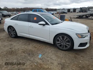 2020 Audi A6 Premium Plus with VIN WAUE8AF20LN038006, listed as a Copart auction lot 85310974 with 80,154 mi miles and Salvage Title. Bid and sale history available at carsss.com. Image 4.