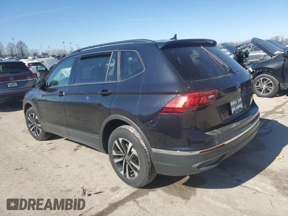 2024 Volkswagen Tiguan S with VIN 3VVFB7AX0RM134060, listed as a Copart auction lot 44733445 with Not provided miles and Salvage title. Bid and sale history available at DreamBid. Image 2.
