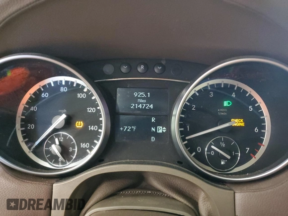 2011 Mercedes-Benz GL-Class GL 450 with VIN 4JGBF7BE6BA680519, listed as a Copart auction lot 55227995 with 214,724 mi miles and Clean Title. Bid and sale history available at carsss.com. Image 9.