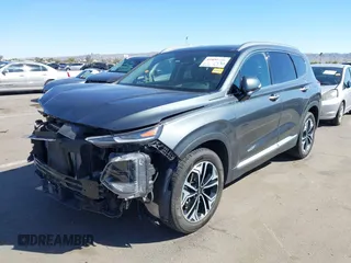 2019 Hyundai Santa Fe Ultimate with VIN 5NMS53AA0KH070801, listed as a IAAI auction lot 41858501 with 78,995 mi miles. Bid and sale history available at carsss.com. Image 2.