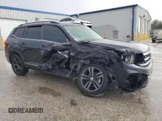 2021 Volkswagen Atlas SE with VIN 1V2PR2CA2MC516125, listed as a Copart auction lot 85739014 with 58,976 mi miles and Non repairable. Bid and sale history available at DreamBid. Image 4.