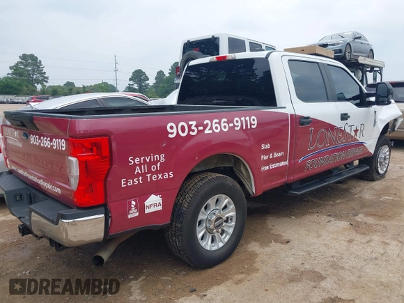 2021 Ford F-250 XL с VIN 1FT7W2B63MED78848, выставлен на аукционе IAAI как лот 42259810 с пробегом 127 552 миль миль и . История ставок и продаж доступна на DreamBid. Изображение 4.