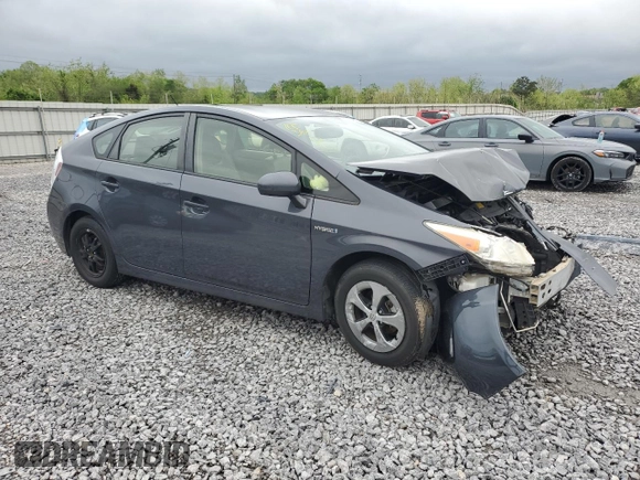 2013 Toyota Prius One with VIN JTDKN3DU4D1628622, listed as a Copart auction lot 52048235 with 166,172 mi miles and Salvage Title. Bid and sale history available at carsss.com. Image 4.
