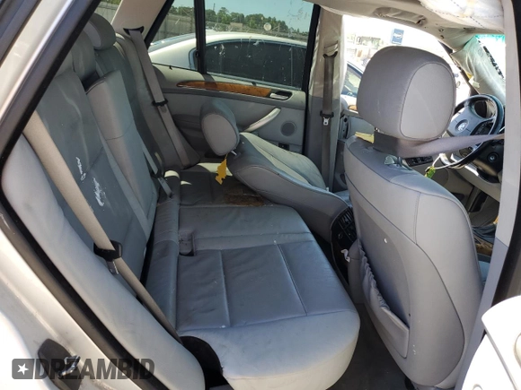 2002 BMW X5 3.0i with VIN 5UXFA53582LP46224, listed as a Copart auction lot 58294594 with 0 mi miles and Salvage Title. Bid and sale history available at carsss.com. Image 11.
