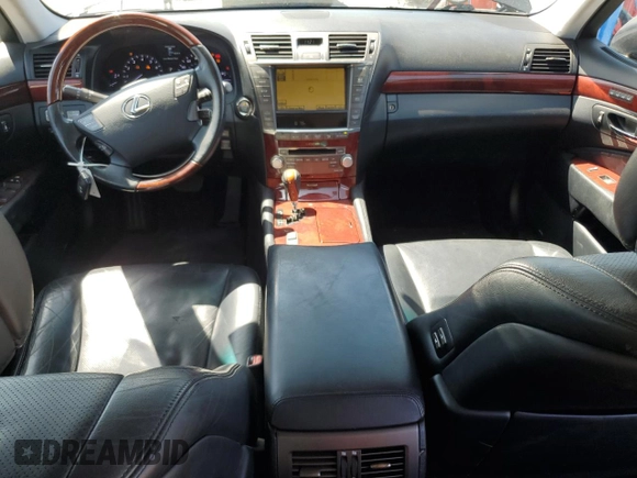2010 Lexus LS 460 with VIN JTHBL5EF8A5094271, listed as a Copart auction lot 50662095 with 172,225 mi miles and Salvage Title. Bid and sale history available at DreamBid. Image 8.