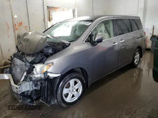 2015 Nissan Quest SV with VIN JN8AE2KP8F9132248, listed as a Copart auction lot 57625405 with 136,314 mi miles and Salvage title. Bid and sale history available at DreamBid. Image 1.