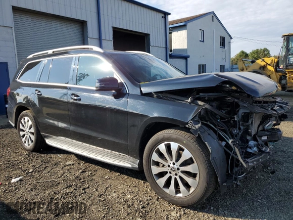 2018 Mercedes-Benz GLS with VIN 4JGDF6EE8JB117852, listed as a Copart auction lot 70819243 with 77,281 mi miles. Bid and sale history available at carsss.com. Image 4.