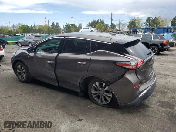 2017 Nissan Murano S z VIN 5N1AZ2MH9HN203792, wystawiony jako Copart lot #54943445 z przebiegiem 93 876 mil mil oraz Szkoda całkowita • Salvage title. Historia ofert i sprzedaży dostępna na DreamBid. Obrazek 2.