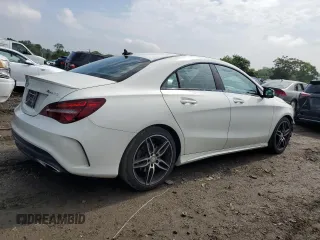 2017 Mercedes-Benz CLA 250 with VIN WDDSJ4GB8HN406231, listed as a Copart auction lot 53218714 with 100,256 mi miles and Salvage Title. Bid and sale history available at DreamBid. Image 3.