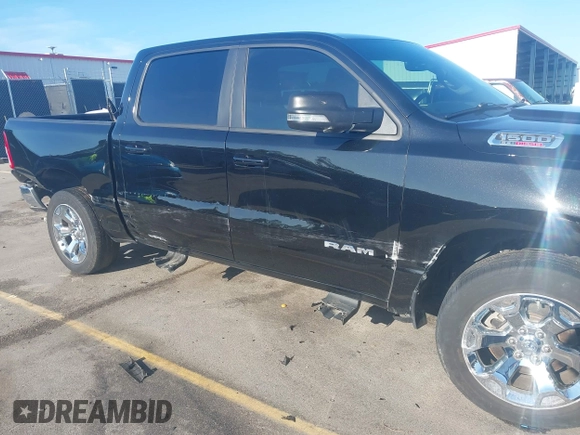 2022 Ram 1500 Lone Star with VIN 1C6RREFM3NN452644, listed as a IAAI auction lot 42462979 with 36,134 mi miles and . Bid and sale history available at DreamBid. Image 6.