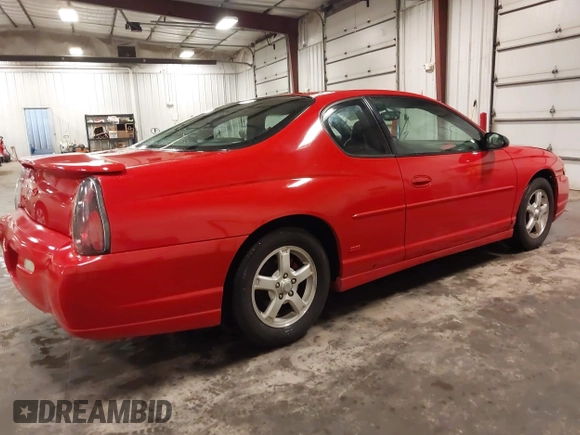 2004 Chevrolet Monte Carlo SS with VIN 2G1WX12K249401015, listed as a IAAI auction lot 42557480 with 135,389 mi miles and . Bid and sale history available at DreamBid. Image 4.
