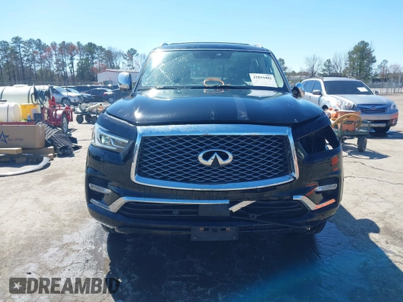 2019 Infiniti QX80 Luxe with VIN JN8AZ2NE1K9234497, listed as a IAAI auction lot 41833481 with 126,754 mi miles and . Bid and sale history available at DreamBid. Image 13.
