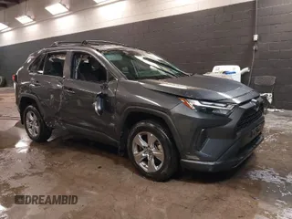 2023 Toyota RAV4 XLE with VIN 2T3P1RFV0PC346821, listed as a IAAI auction lot 41554009 with 9,179 mi miles. Bid and sale history available at carsss.com. Image 1.