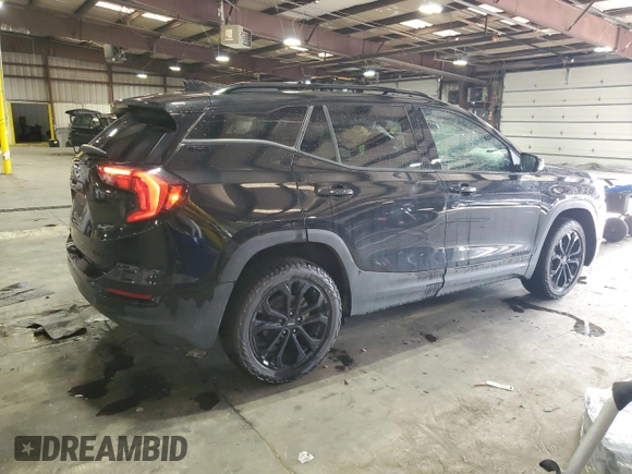 2021 GMC Terrain SLE z VIN 3GKALTEV7ML360767, wystawiony jako Copart lot #55701895 z przebiegiem 46 500 mil mil oraz Szkoda całkowita • Salvage title. Historia ofert i sprzedaży dostępna na DreamBid. Obrazek 3.