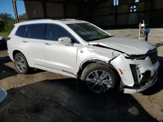 2024 Cadillac XT6 FWD Premium Luxury with VIN 1GYKPCRS2RZ708554, listed as a Copart auction lot 81999124 with 18,089 mi miles and Salvage Title. Bid and sale history available at carsss.com. Image 4.