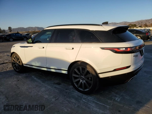 2018 Land Rover Range Rover Velar R-Dynamic HSE with VIN SALYM2RV7JA753014, listed as a Copart auction lot 41830255 with 33,339 mi miles and Salvage Title. Bid and sale history available at carsss.com. Image 2.