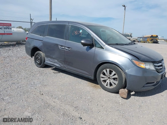 2016 Honda Odyssey SE with VIN 5FNRL5H3XGB043251, listed as a IAAI auction lot 42050805 with 156,537 mi miles. Bid and sale history available at carsss.com. Image 1.