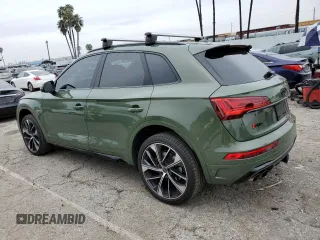 2023 Audi SQ5 Premium Plus with VIN WA1B4AFY9P2103264, listed as a Copart auction lot 44362464 with 9,762 mi miles and . Bid and sale history available at DreamBid. Image 2.