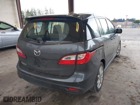 2014 Mazda 5 Touring with VIN JM1CW2CL7E0167945, listed as a IAAI auction lot 41624435 with 167,736 mi miles. Bid and sale history available at carsss.com. Image 4.