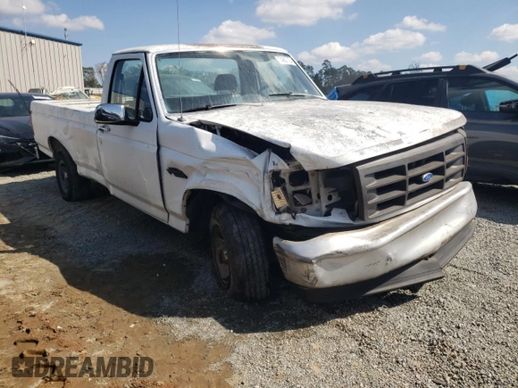1993 Ford F-150 with VIN 1FTEF15Y5PNA80997, listed as a Copart auction lot 74607124 with 195,452 mi miles and Salvage Title. Bid and sale history available at carsss.com. Image 4.