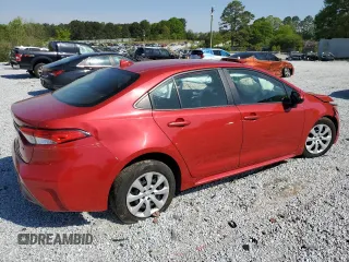 2020 Toyota Corolla LE with VIN JTDEPRAE2LJ086541, listed as a Copart auction lot 52226065 with 101,318 mi miles and Salvage Title. Bid and sale history available at carsss.com. Image 3.