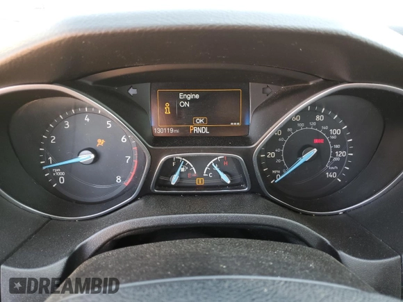 2015 Ford Focus SE with VIN 1FADP3F24FL227311, listed as a Copart auction lot 52725755 with 130,119 mi miles and Salvage Title. Bid and sale history available at carsss.com. Image 9.