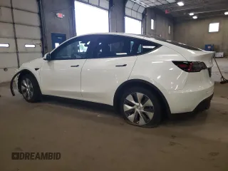 2023 Tesla Model Y Long Range z VIN 7SAYGDEE5PA067389, wystawiony jako Copart lot #54109625 z przebiegiem 24 849 mil mil oraz Szkody całkowita. Historia ofert i sprzedaży dostępna na DreamBid. Obrazek 2.