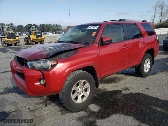 2019 Toyota 4Runner SR5 with VIN JTEBU5JRXK5613395, listed as a Copart auction lot 49215405 with 0 mi miles and Salvage Title. Bid and sale history available at carsss.com. Image 1.